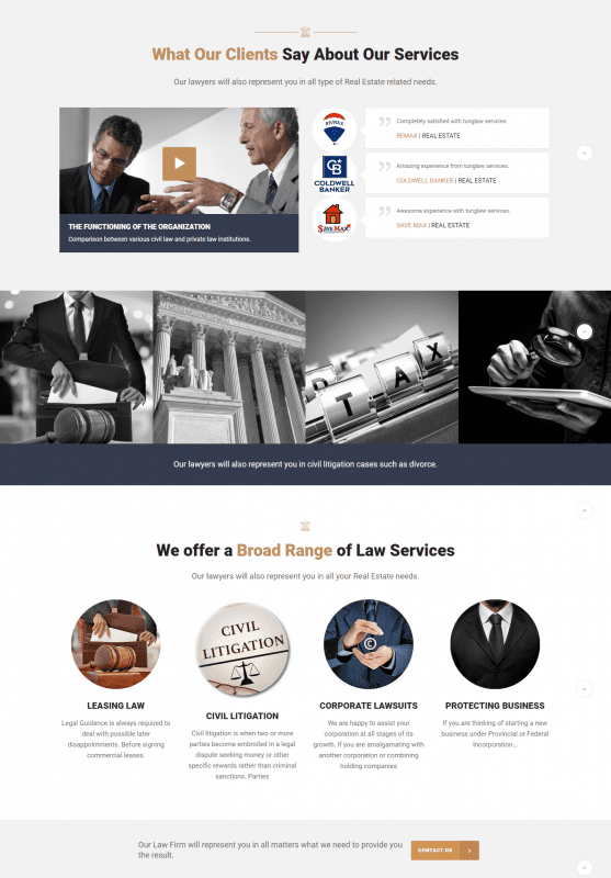 Tunglaw Law Firm Website